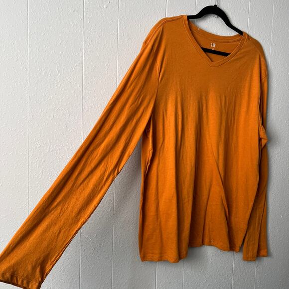 Gap Mens Long Sleeve T-Shirt Medium 100% Cotton Breathable Baselayer Normcore - Picture 4 of 8